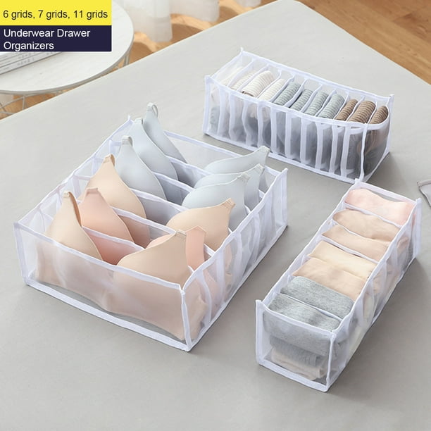 Box Underwear Closet Storage Drawer Organizer Divider Bra Sock Tie Grids Box Underwear Closet Storage Drawer Organizer Divider Bra Sock Tie Grids
